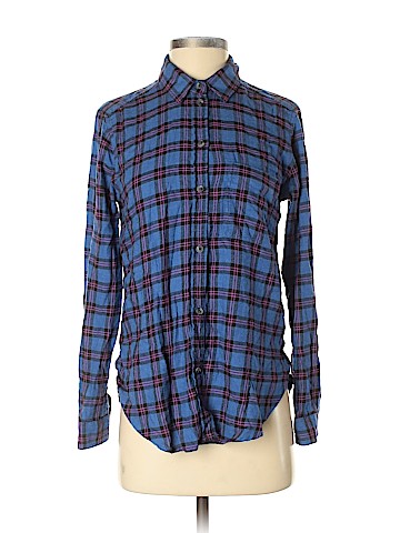American Eagle Outfitters Long Sleeve Button-Down Shirt (view 1)