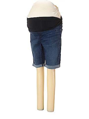 Isabel Maternity Denim Shorts (view 1)