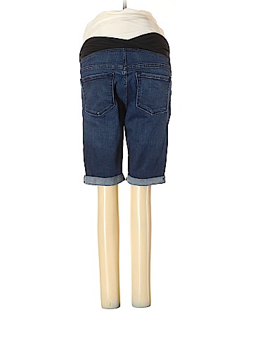 Isabel Maternity Denim Shorts (view 2)