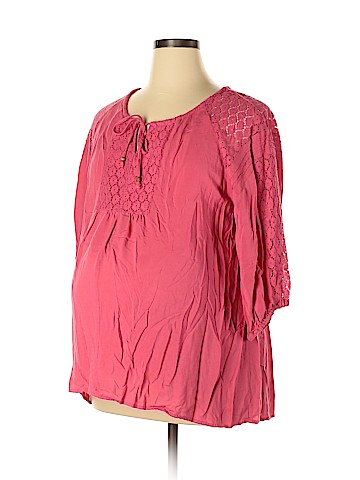 Motherhood 3/4 Sleeve Blouse (view 1)