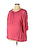 Motherhood 100% Rayon Pink 3/4 Sleeve Blouse Size XL - photo 1