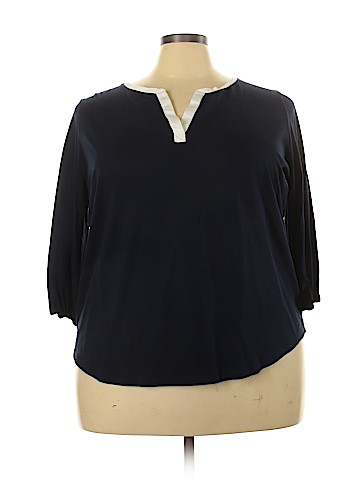 Lauren by Ralph Lauren 3/4 Sleeve Top (view 1)