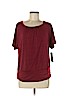 AB Studio Red Short Sleeve Top Size M - photo 1