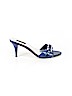White House Black Market Blue Heels Size 9 - photo 1