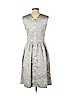 ROCHAS Silver Cocktail Dress Size EU (IT) 40 / US 4 - photo 2