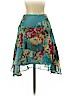 Assorted Brands 100% Silk Blue Silk Skirt Size 6 - photo 1