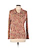 Pendleton 100% Rayon Tan Long Sleeve Top Size L (petite) - photo 1