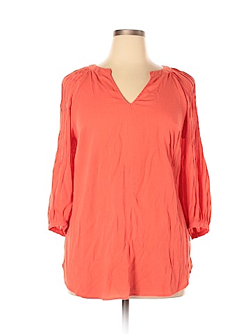 Ava & Viv 3/4 Sleeve Blouse (view 1)