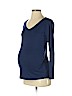 Gap - Maternity Blue Long Sleeve T-Shirt Size S - photo 1
