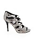 Bisou Bisou Silver Heels Size 8 - photo 1