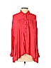 Free People 100% Rayon Pink Long Sleeve Blouse Size XS - photo 1