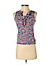 Lauren by Ralph Lauren 100% Cotton Blue Sleeveless Top Size XS (petite) - photo 1