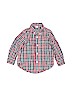 Baby Gap 100% Cotton Solid Red Long Sleeve Button-Down Shirt Size 2 - photo 1