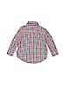 Baby Gap 100% Cotton Solid Red Long Sleeve Button-Down Shirt Size 2 - photo 2
