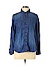 Caslon 100% Tencel Lyocell Blue Long Sleeve Button-Down Shirt Size L (petite) - photo 1