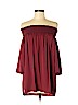 Theory 100% Silk Burgundy 3/4 Sleeve Silk Top Size M - photo 1