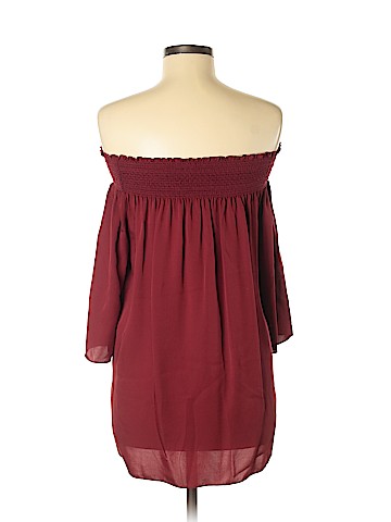 Theory 3/4 Sleeve Silk Top (view 2)