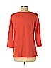 Ann Taylor LOFT Outlet Orange 3/4 Sleeve Top Size M - photo 2
