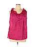 Ann Taylor LOFT Outlet 100% Cotton Pink Sleeveless Blouse Size XL - photo 1