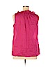 Ann Taylor LOFT Outlet 100% Cotton Pink Sleeveless Blouse Size XL - photo 2