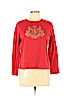 Lauren by Ralph Lauren 100% Cotton Red Long Sleeve T-Shirt Size L (petite) - photo 1