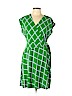 Ann Taylor Green Casual Dress Size L (petite) - photo 1