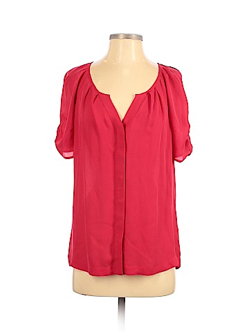 Joie Short Sleeve Silk Top (view 1)