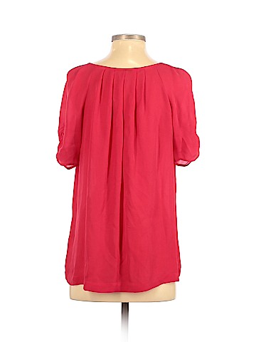 Joie Short Sleeve Silk Top (view 2)