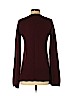 Autumn Cashmere 100% Cashmere Burgundy Cashmere Pullover Sweater Size S - photo 2