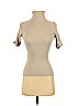 Moda International 100% Cotton Tan Turtleneck Sweater Size S - photo 1