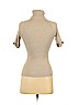 Moda International 100% Cotton Tan Turtleneck Sweater Size S - photo 2