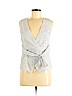 BCBGMAXAZRIA White Sleeveless Blouse Size S - photo 1
