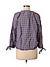 Madewell 100% Polyester Blue 3/4 Sleeve Blouse Size M - photo 2