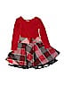Bonnie Jean Red Special Occasion Dress Size 7 - photo 1