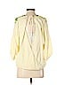 Tibi 100% Silk Yellow 3/4 Sleeve Silk Top Size S - photo 2