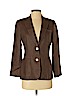 Lauren by Ralph Lauren 100% Linen Brown Blazer Size 4 (petite) - photo 1