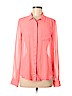 American Eagle Outfitters 100% Polyester Pink Long Sleeve Blouse Size M - photo 1