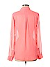 American Eagle Outfitters 100% Polyester Pink Long Sleeve Blouse Size M - photo 2