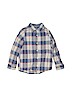 OshKosh B'gosh 100% Cotton Blue Long Sleeve Button-Down Shirt Size 8 - photo 1