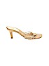 Bandolino 100% Leather Gold Heels Size 8 - photo 1