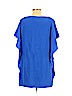 Suzi Chin for Maggy Boutique 100% Silk Blue Casual Dress Size 2 (petite) - photo 2