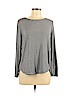 Ann Taylor LOFT Black Long Sleeve T-Shirt Size M (petite) - photo 1