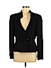 Armani Collezioni 100% Silk Black Silk Blazer Size 12 - photo 1