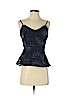 Skies Are Blue 100% Polyester Blue Sleeveless Blouse Size S (petite) - photo 1