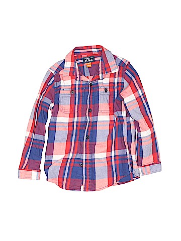 The Children's Place Long Sleeve Button-Down Shirt (view 1)