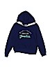 Justice 100% Cotton Blue Pullover Hoodie Size 12 - photo 1