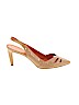 Via Spiga 100% Leather Tan Heels Size 11 - photo 1