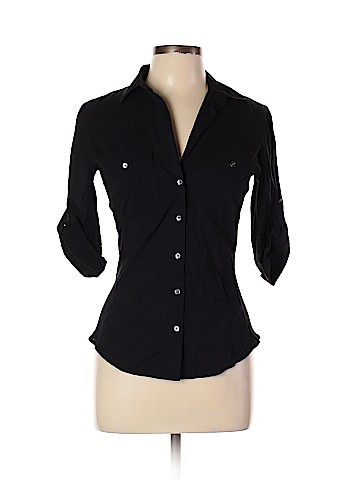 James Perse 3/4 Sleeve Button-Down Shirt (view 1)