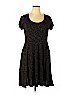 Torrid 100% Cotton Black Casual Dress Size 1X Plus (1) - photo 1