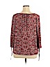 Zac & Rachel 100% Polyester Red 3/4 Sleeve Blouse Size 1X - photo 2
